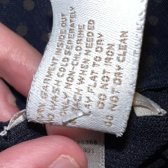 Chicos Swiss Dot Sheer Sleeve Top - Picture 8 of 8